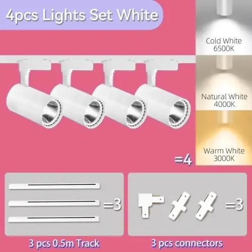 Ensemble de 4 pièces blanches pour le corps