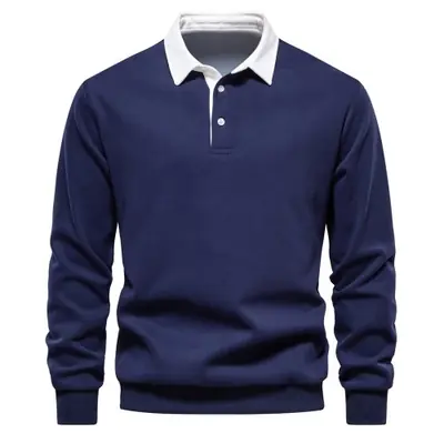 Image de Sweat-shirt à col polo homme - Style tendance automne 2023