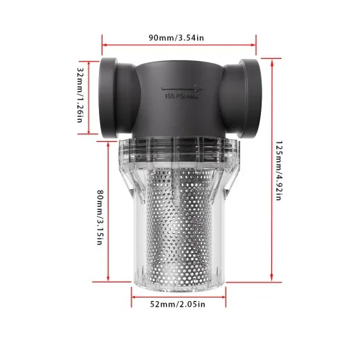 F 1 pollice 10 mesh