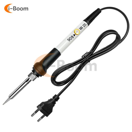 Afbeelding van 60 W Elektrische Soldeerbout met Instelbare Temperatuur 200-450°C - Professionele Solderapparatuur voor Precisie Lasreparaties