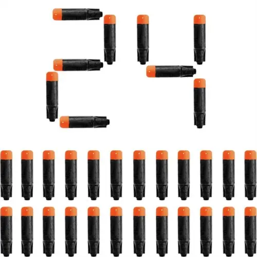 Image de Pack de Recharge 24 Balles Noires pour Pistolet Nerf Ultra