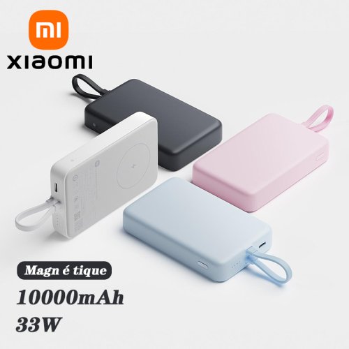 Image de Batterie Externe Magnétique 10000mAh - Charge Rapide USB-C & Sans Fil
