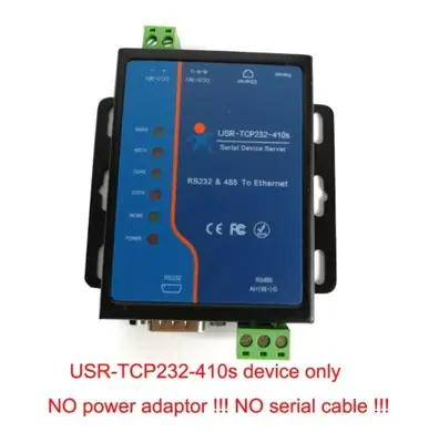 Adaptateur RS232/RS485 vers Ethernet - Convertisseur IP avec DHCP & DNS