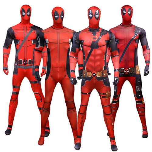 Image de Costume Deadpool Adulte & Enfant - Cosplay Halloween 2025