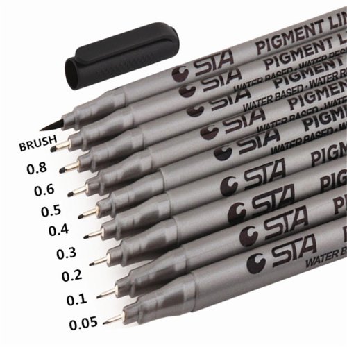Afbeelding van Waterdichte Art Markers – Creatieve Brush Pens voor Tekenen & Schetsen