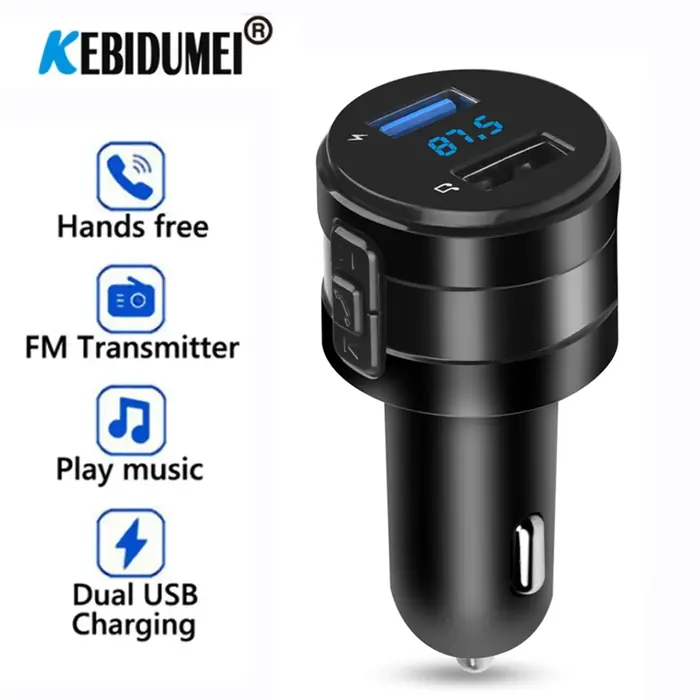 Image de Kit Bluetooth Voiture avec Chargeur USB Double 3.1A