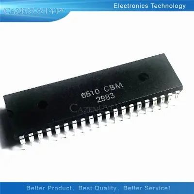 Image de MOS6510 CBM - Microprocesseur DIP40 pour Commodore