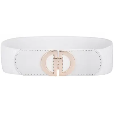 Image de Ceinture Élastique Fine pour Femmes - Boucle Alliage - Grande Taille