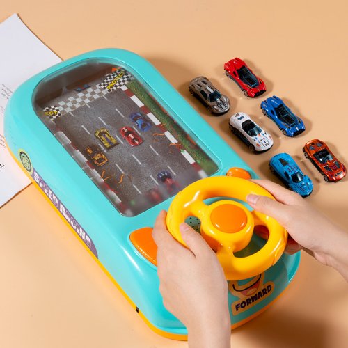 Imagen de Juguete de Conducción al Volante para Niños: Juego de Simulación Electrónico con Efectos de Sonido y Música – Regalo Ideal para Niñas y Niños