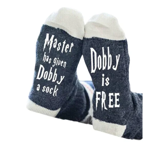 Bild von Lustige Buchstabensocken – Dobby ist frei!