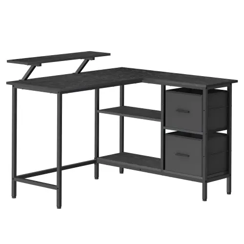 Image de Bureau L Vasagle - Gaming & Bureau d'Angle Spacieux