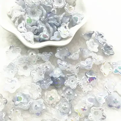 Image de Perles Acryliques Bellflower 7x13mm - Lot de 50 pour Bijoux