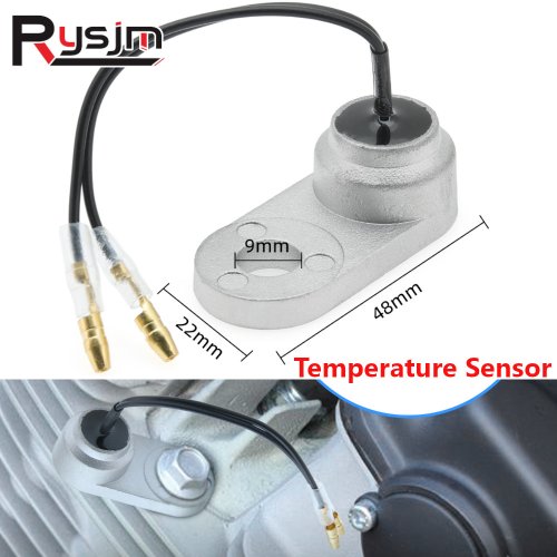 Imagen de Sensor de temperatura del refrigerante del agua del motor, 1 unidad, apto para medidor de temperatura del agua del motor de camión y coche de 12V/24V