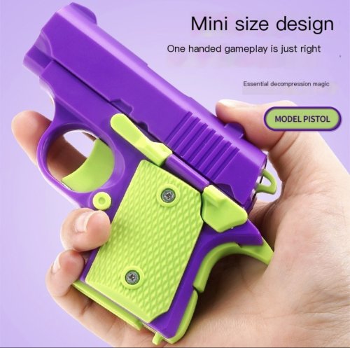 Immagine di Nuovo Arrivo Alleviare Lo Stress In Plastica ABS Mini 1911 3D Stampato Gravity Fidget Pistola Pistola Giocattolo Regalo di Promozione Giocattolo Per I Ragazzi Bambini