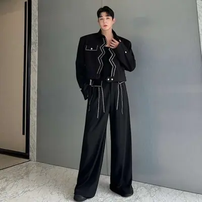 Image de Style Coréen Homme - Costume Deux Pièces Tendance