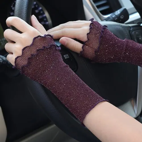 Image de Bracelet de Poignet en Dentelle Florale - Élégant & Respirant