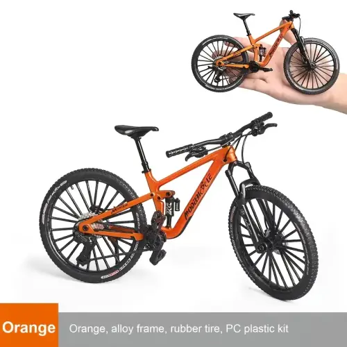 Image de Mini Vélo Métal 1:8 - Modèle Réduit avec Amortisseur