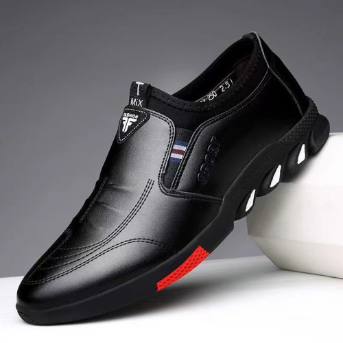 Zdjęcie Eleganckie Męskie Buty Business Casual z Miękką Podeszwą Antypoślizgową – Komfortowe Mokasyny do Jazdy i Codziennego Użytku
