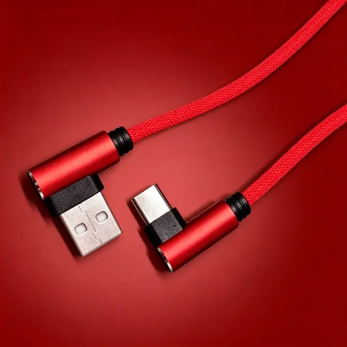 Image de Câble USB-C 90° 40W - Charge Rapide & Données
