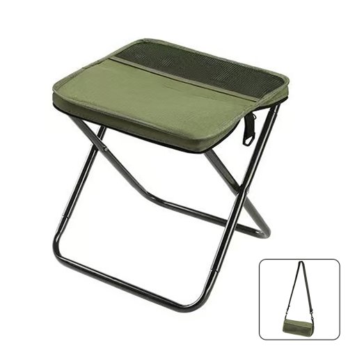Immagine di 자 Sgabello pieghevole per zaino Sgabello pieghevole portatile con borsa per il trasporto Mini sedia ...