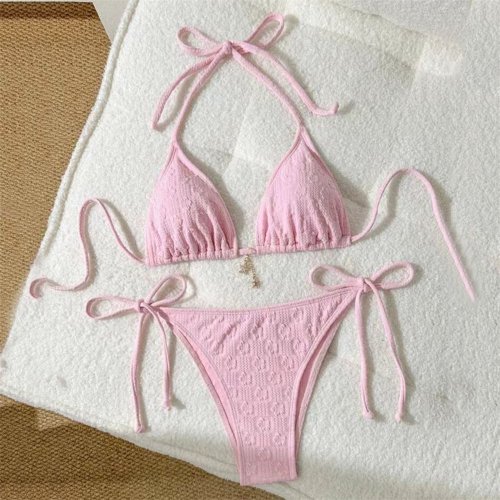 Imagen de Bikini Sexy con Estampado Floral Rosa - 2026