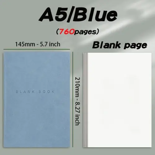 Image de Carnet Ultra Épais 760 Pages A5 - Bloc-Notes Créatif