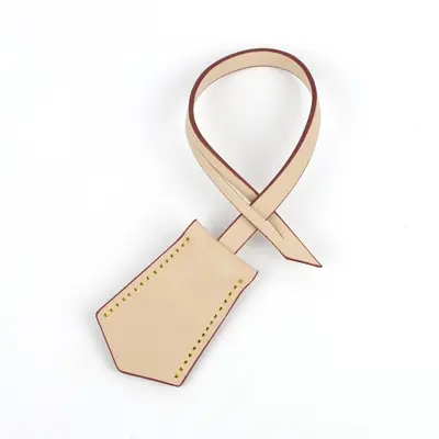 Image de Étiquette de Bagage en Cuir Personnalisée