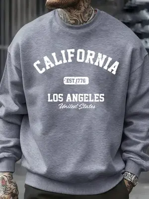 Image de Sweat Homme Los Angeles - Style Urbain & Décontracté