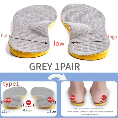 Image de Semelles Orthopédiques Anti-Fatigue pour Pieds Plats