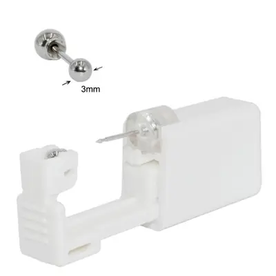 Image de Piercing Oreille en Acier Inoxydable Stérile - Jetable & Sécuritaire