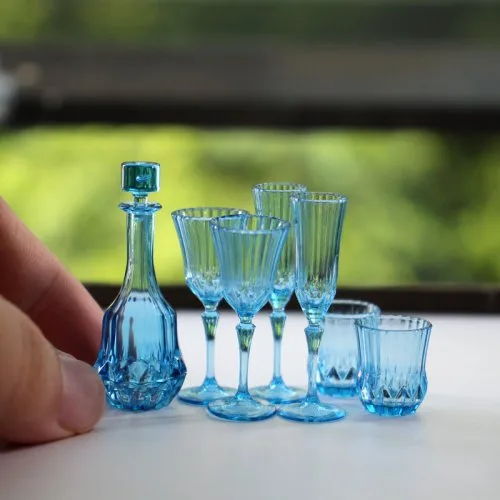 Fles en glas E