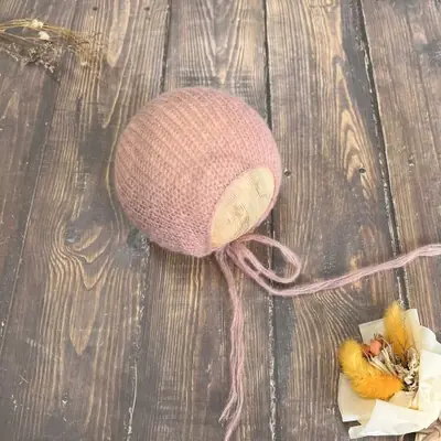 Image de Ensemble Chapeaux Mohair pour Bébé - Photo de Nouveau-Né