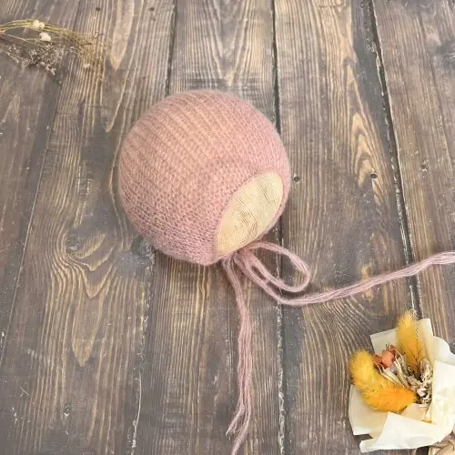 Image de Ensemble Chapeaux Mohair pour Bébé - Photo de Nouveau-Né