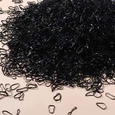 Attaches de Cheveux Colorées pour Filles - Lot de 500, 1000 ou 2000 Pièces