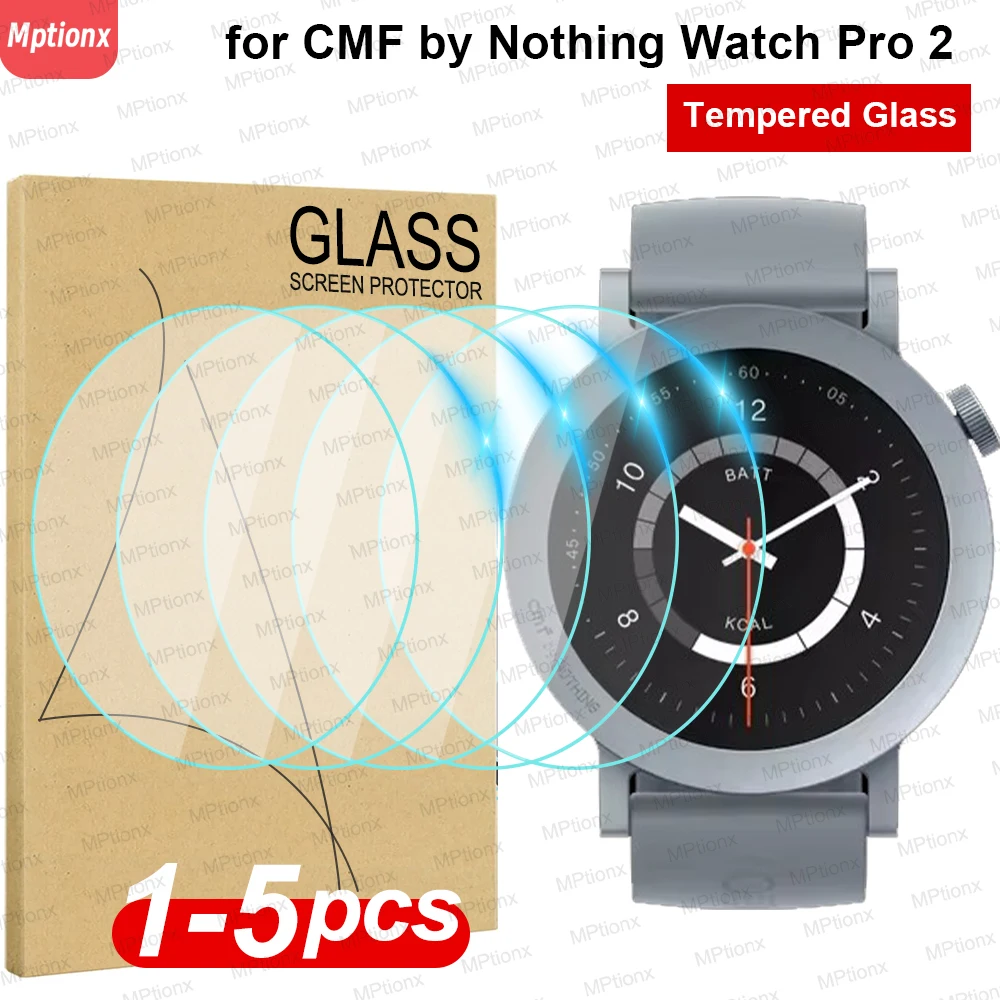 Imagen de Vidrio templado para reloj inteligente CMF Watch Pro 2, Protector de pantalla HD antiarañazos para cfm Watch Pro 2 Prottiecve, accesorios de película