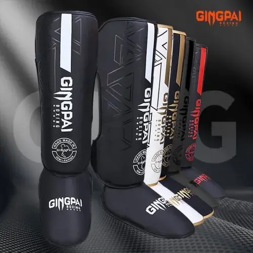 Image de Protège-Tibia Boxe MMA - Protection Légère & Haute Qualité