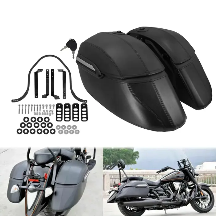 Image de Sacoches Rigides 42L Universelles pour Moto