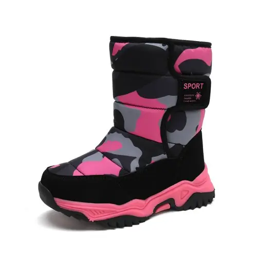 Image de Bottes de Neige Hiver Enfants - Chaudes & Imperméables