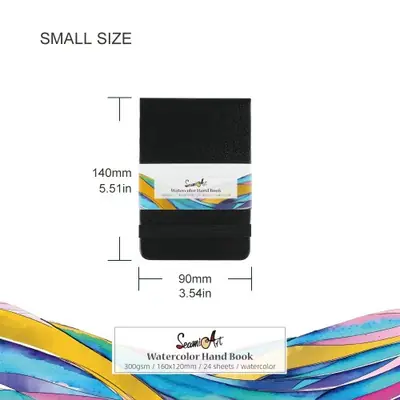 Image de Carnet de Dessin A4/A5 - Papier 300gsm pour Peinture et Croquis