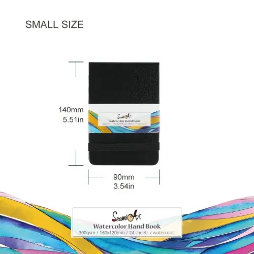 Image de Carnet de Dessin A4/A5 - Papier 300gsm pour Peinture et Croquis