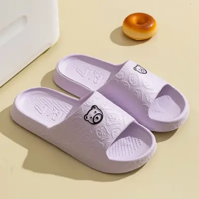 Image de Chaussons Ours Mignons Anti-Dérapants - Confort Intérieur