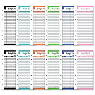 Image de Planificateur de Budget 2023 en Cuir PU - Organisez Votre Argent avec Style