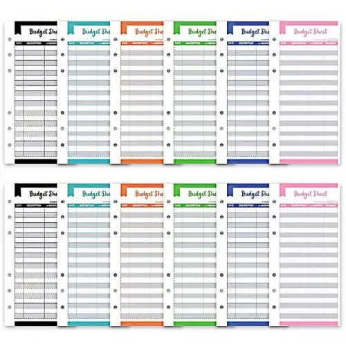 Image de Planificateur de Budget 2023 en Cuir PU - Organisez Votre Argent avec Style