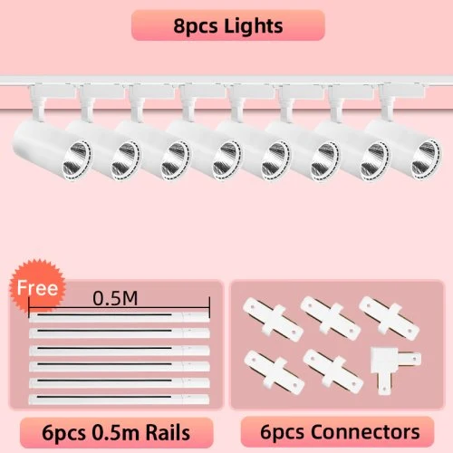 Set van 8pcs wit