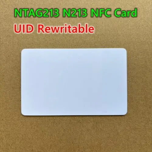 Image de Carte NFC Ntag213 Réinscriptible - 13.56 MHz