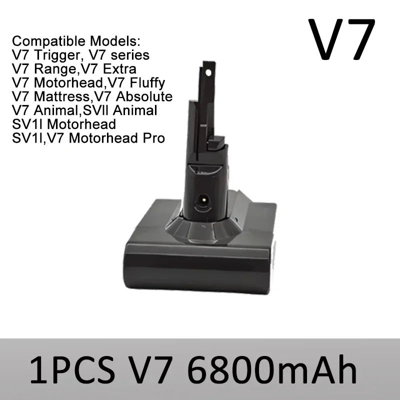 1PCS V7 6800mAh