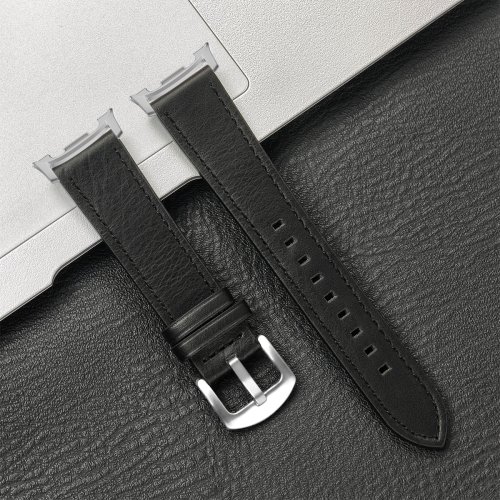 Imagen de Correa de cuero para Samsung Galaxy Watch 8 Ultra2, correa de liberación rápida para Samsung Galaxy ...