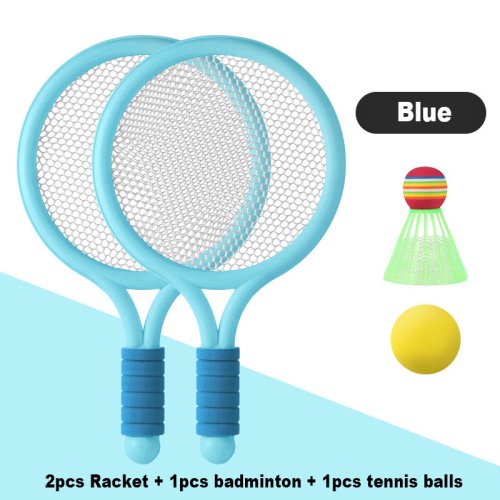 Imagen de Juego de Raquetas de Tenis y Bádminton para Niños - Set Deportivo para Juegos al Aire Libre, Ideal para Niños de 3 a 12 Años