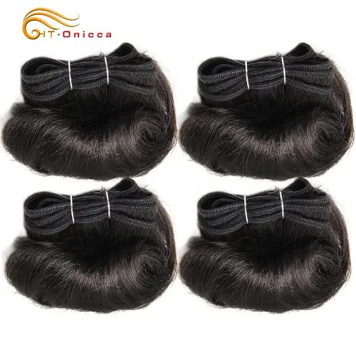Image de Extensions Cheveux Afro Bouclés Remy 100% Naturel - Lot de 4