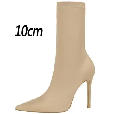 Image de Bottines Femme Bout Pointu - Talons Hauts & Élégantes
